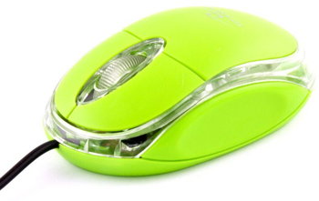 Mouse Esperanza Raptop TM102G, Optic, USB, 1000dpi, 3 butoane, Verde-Transparent, Esperanza