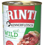 RINTI Kennerfleisch Game cu vanat, hrana caini 6x800 g + geanta GRATIS, RINTI