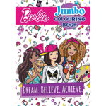 Carte de colorat Jumbo Barbie, Alligator
