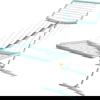 Uscator pentru rufe Juwel Fashiondry Autostretch verde, JUWEL