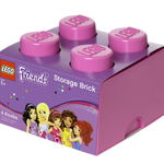 Cutie depozitare LEGO Friends 2x2 roz (40031744)