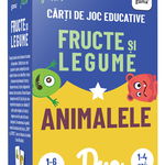 DuoCard - Fructe si legume Animalele, 