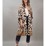 CAMASA LUNGA STIL KIMONO BALESTRA TALIE UNICA Animal Print, FashionLand