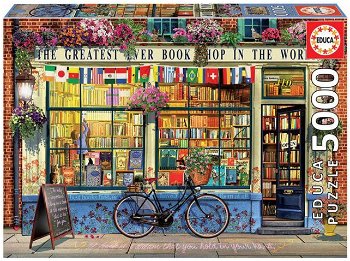 Puzzle 5000 piese - Greatest Bookshop in the World | Educa, Educa