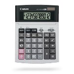 Calculator birou Canon WS-1210THB, 12 digiti, display LCD, alimentare solara si baterie, tastatura "it touch"., Canon
