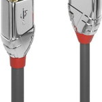Cablu Lindy 5m USB 2.0 Type A to B Cromo