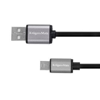 Cablu Kruger Matz USB tata - mini USB tata, lungime 1 m
