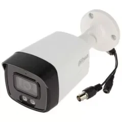 Camera analog Dahua, 5MP, Smart Dual Light 40m, Microfon, Lentila 2.8mm, Negru  HAC-HFW1500TLM-IL-A-0280B-S3, Dahua