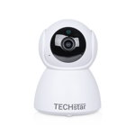 Camera Supraveghere Techstar® V380 Q8C, Full HD+, Night Vision, Detectare Miscare, MicroSD Card, Conexiune Hotspot Wireless, Port LAN, 