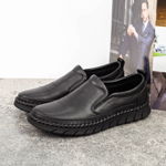 Pantofi Barbati din piele naturala HT8215 Negru | Mels, Mels