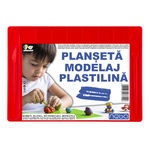 Planseta plastic 28x20cm, pentru modelat plastilina, cu accesorii, Nebo, Nebo