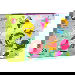 CUTIE MAGNETICA FORME GEOMETRICE CU 36 DE PIESE