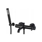 Set baterie cada Rea Lungo Negru Mat, Rea