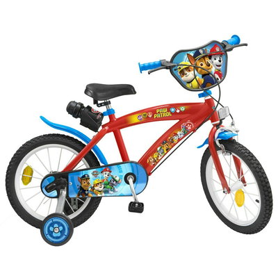 Bicicleta copii Toimsa 16" 1678, Roti auxiliare detasabile, Paw Patrol Boy