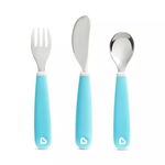 Set 3 tacamuri pentru copii Splash, +18 luni, Light Blue, Munchkin, Munchkin