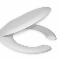 Capac vas WC pentru persoanele cu dizabilitati Roca Laos, duroplast, alb, 165 x 480 x 370 mm, Roca