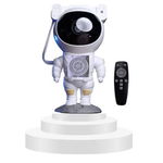 Proiector Laser Astronaut cu Joc de Lumini Aurora Boreala si Stele, Boxa, Sunete Albe, Functie Bluethood, Reglare 360, Timer, Setare Luminozitate, Viteza, Telecomanda, ENGROS, 