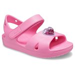 Sandale Crocs Classic Cross-Strap Charm Sandal Roz - Pink Lemonade