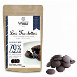 Ciocolata Neagra 70% Les Fondettes, 250 g, Weiss