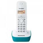 Telefon DECT alb/albastru, KX-TG1611FXC, Panasonic, Panasonic