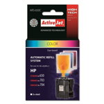 Sistem Kit automat de refill color pentru HP 650 HP 703 HP 704, ActiveJet