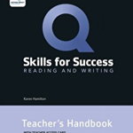 Q: Skills for Success: Level 4: eading and Writing Teacher's Handbook with Teacher's Access Card
