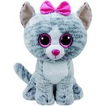 Plusj toy Beanie Boos Kiki - grey cat 42 cm, Meteor