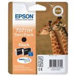 Cartus cerneala Epson T0711H (Negru - pachet dublu)