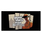 Tablou afis Grand Theft Auto - Material produs:: Tablou canvas pe panza CU RAMA, Dimensiunea:: 70x140 cm, 