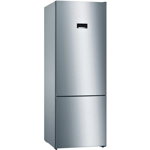 Combina frigorifica BOSCH KGN56XLEA, No Frost, 508 l, H 193 cm, Clasa E, argintiu
