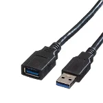 Cablu prelungitor USB 3.0 T-M 1.8m Negru