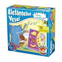 Joc educativ interactiv D-toys, elefantelul vesel-lumea animalelor Joc educativ interactiv D-toys, elefantelul vesel-lumea animalelor