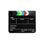 Clacheta Black-Color clapperboard din plexiglas pentru studio de filmare