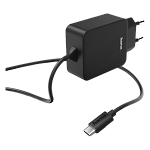 Hama incarcator priza USB Type-C, 3 A, negru
