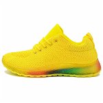 Sneakers Dama MBrands cu talpa flexibila, culoare galben, material textil 23-81, Mbrands