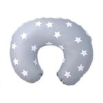 Perna multifunctionala Happy cu husa detasabila 140 cm Stars Blue Grey Mist, LORELLI