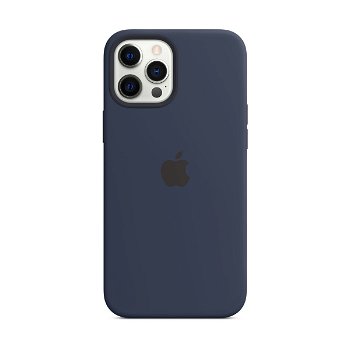 Protectie Spate Apple MHLD3ZM/A pentru Apple iPhone 12 Pro Max, Silicon (Albastru), Apple