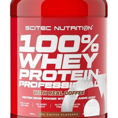 Scitec Nutrition 100% Whey Professional Proteină Din Zer Fără gluten cu Aromă Ice Coffee 920gr, Scitec Nutrition