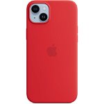 Husa Apple Silicone Case with MagSafe pentru iPhone 14 Plus, MPT63ZM/A, Red
