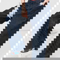 Blugi cu croiala ampla si 5 buzunare