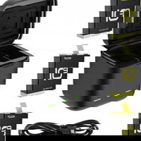 Ładowarka trójkanałowa Box Telesin + 3 akumulatory do GoPro Hero 12 / 11 / 10 / 9 (GP-BNC-902-B), Telesin