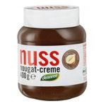Crema de ciocolata cu alune Nuss-Nougat Dennree, 400g, bio, ecologic, Dennree