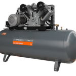 Compresor de aer profesional cu piston - 7.5kW, 1400 L/min, 10bari - Rezervor 500 Litri - WLT-PROG-1400-7.5/500, Walter