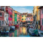 Puzzle Ravensburger Burano Canal, Venice 1000pc (10217392) 