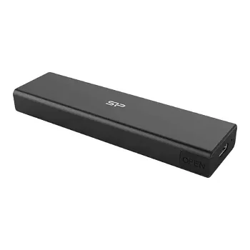 PD60 M.2 NVMe/SATA USB 3.2 Gen 2 Type-C Black, SILICON-POWER
