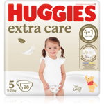 Huggies Extra Care Size 5 scutece de unică folosință 11-25 kg 28 buc, Huggies