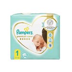 Pampers Premium Care Newborn Size 1 scutece de unică folosință 2-5 kg 26 buc, Pampers
