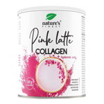 Collagen Latte pink cu Acid hialuronic, Nature's Finest, 125g, natural, Nature's Finest