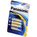 Baterie Panasonic Evolta AAA R3 1,5V alcalina LR03EGE/6BP, blister 6 baterii