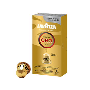 Capsule cafea LAVAZZA Qualita Oro, compatibile Nespresso, 10 capsule, 55g